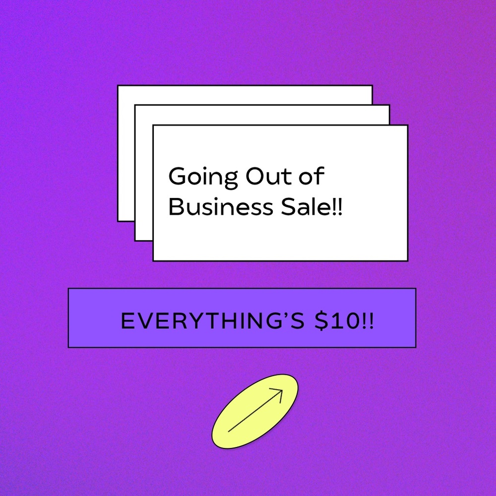 SALE!!! 💚 EVERYTHING $10 AND UNDER!!!